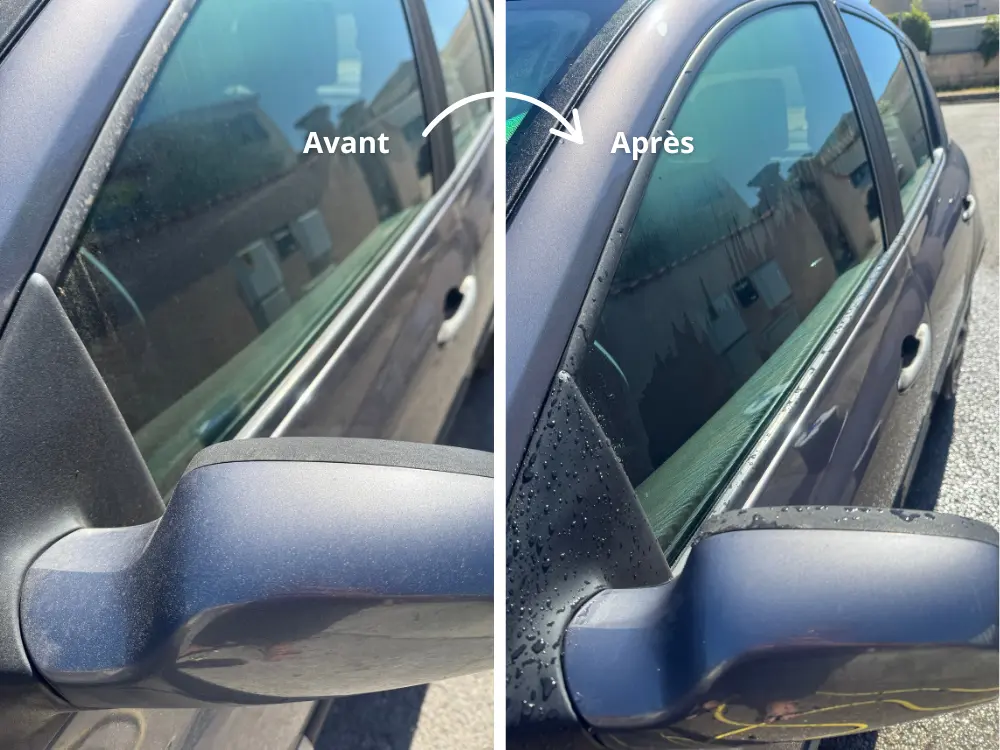Avant-Après ShinyXClean porte